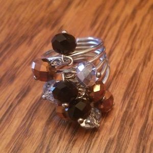 Beautiful beaded ring